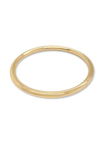 Traditional 4mm Golf Baby Bangle in Gold Plated