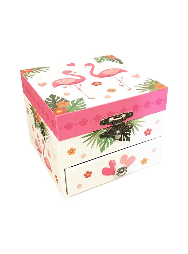 Children's Flamingo Musical Jewellery Box