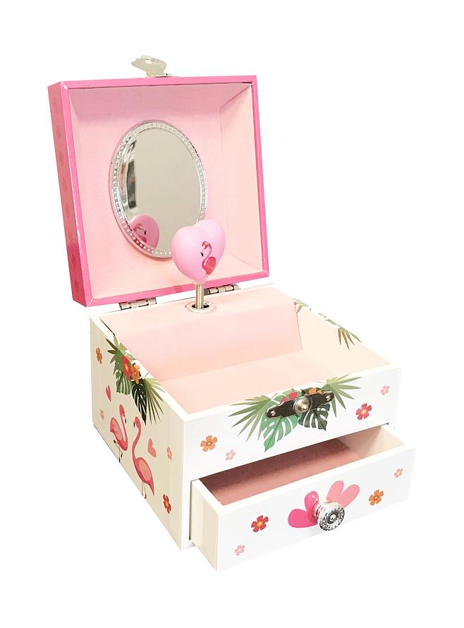 Children's Flamingo Musical Jewellery Box
