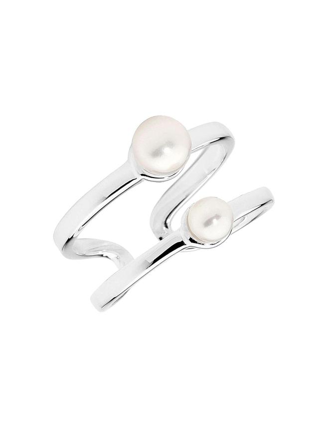 One Love Freshwater Pearl Ring in Sterling Silver