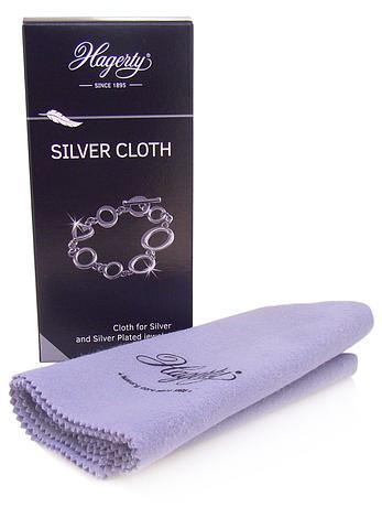 Hagerty Jewellery Cleaning Cloth in Silver