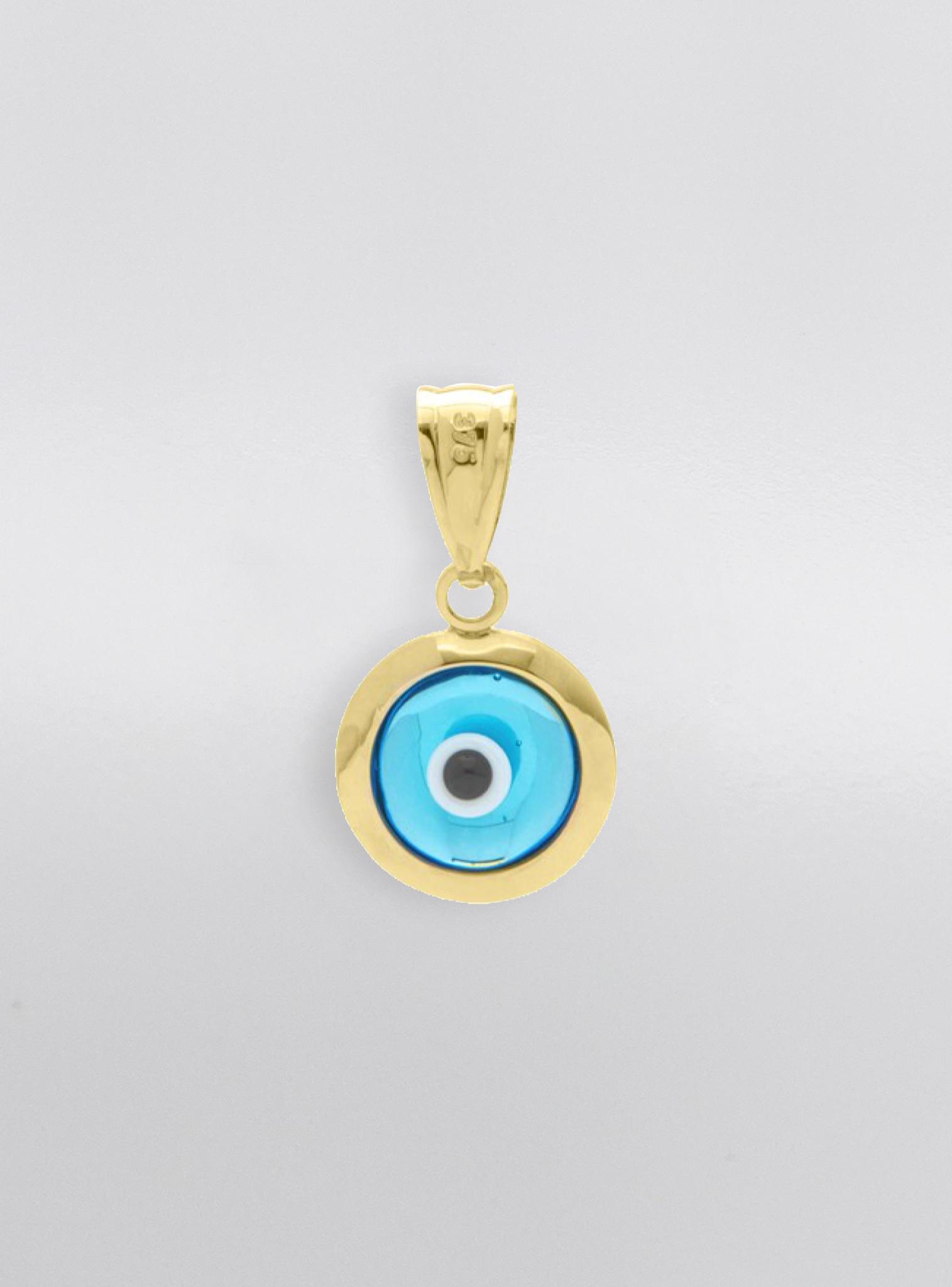 9ct Gold Evil Eye Charm