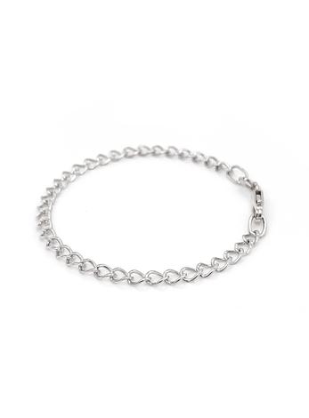 Open Curb 2.8mm Chain Bracelet in 9ct White Gold