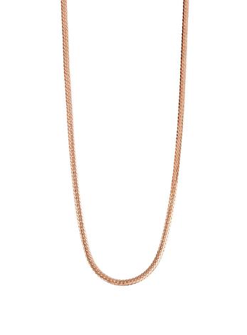 Aurelia Herringbone Necklace Chain in 9ct Rose Gold