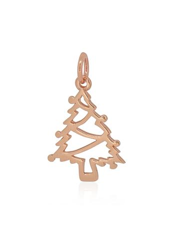 Christmas Tree Charm in 9ct Rose Gold