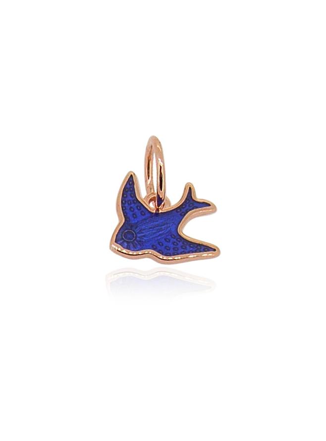 Bluebird of Happiness Charm in 9ct Rose Gold