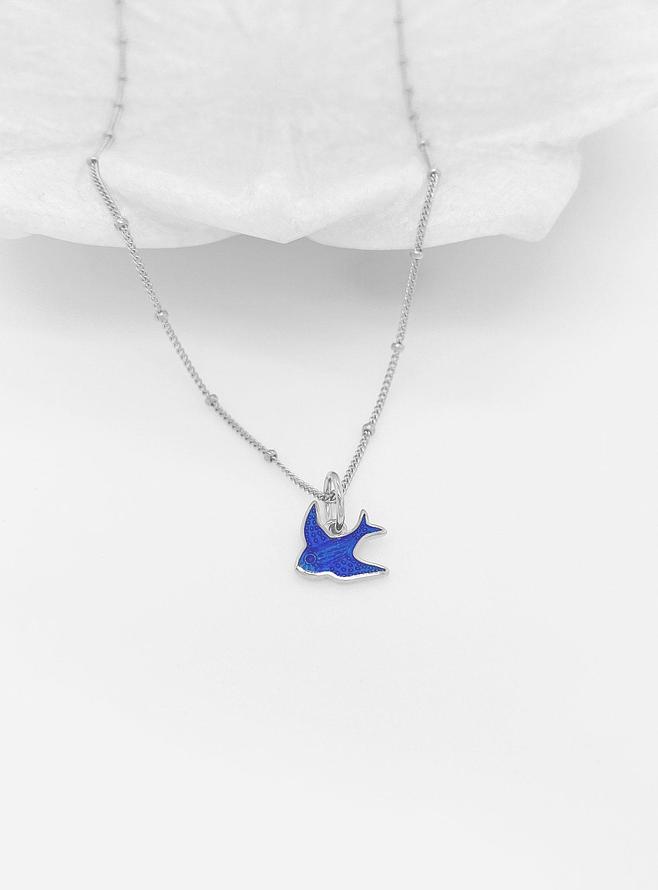 Bluebird of Happiness Charm in Sterling Silver
