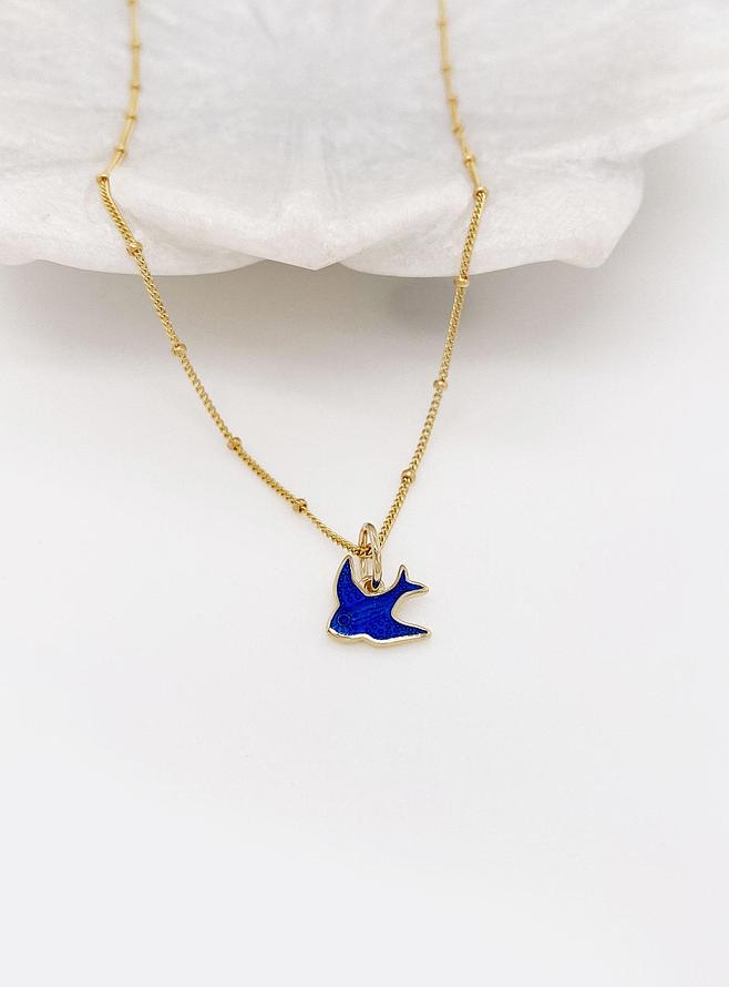 Bluebird of Happiness Charm in 9ct Gold