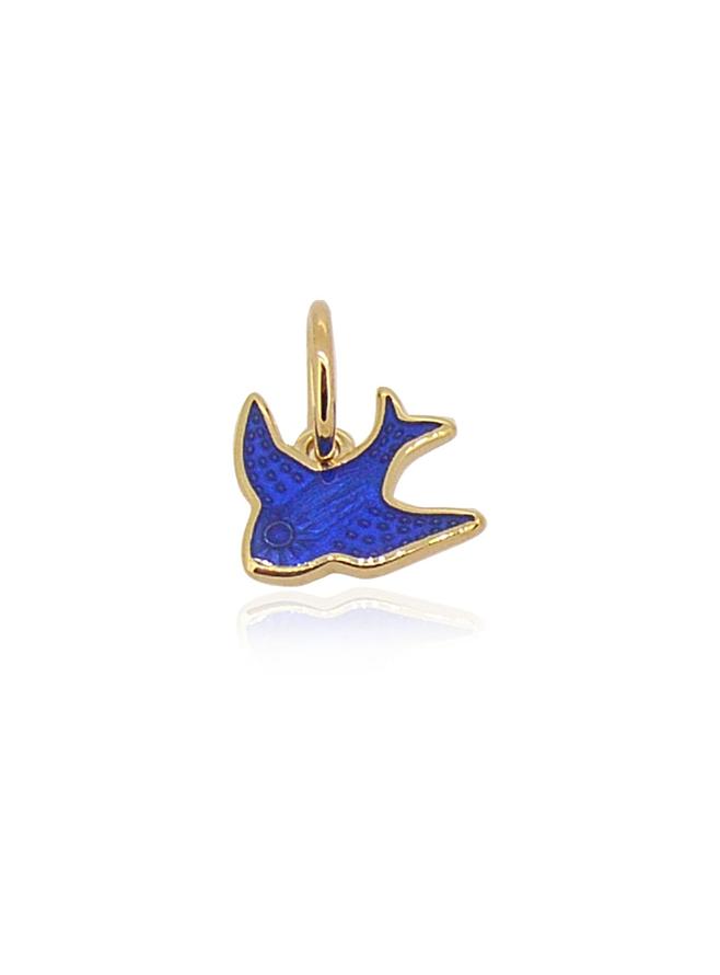 Bluebird of Happiness Charm in 9ct Gold