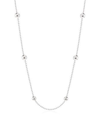 Sterling Silver Elise Ball Bead Yard Chain in Necklace
