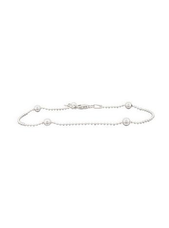 Sterling Silver Elise Ball Bead Yard Chain in Bracelet