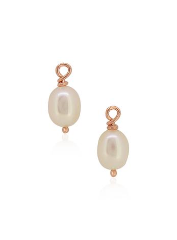 Coco Pearl Drops for Sleeper Earrings in 9ct Rose Gold