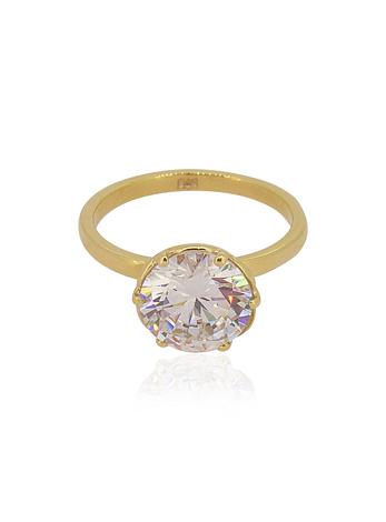 Isabella Cz Solitaire Ring in 9ct Gold