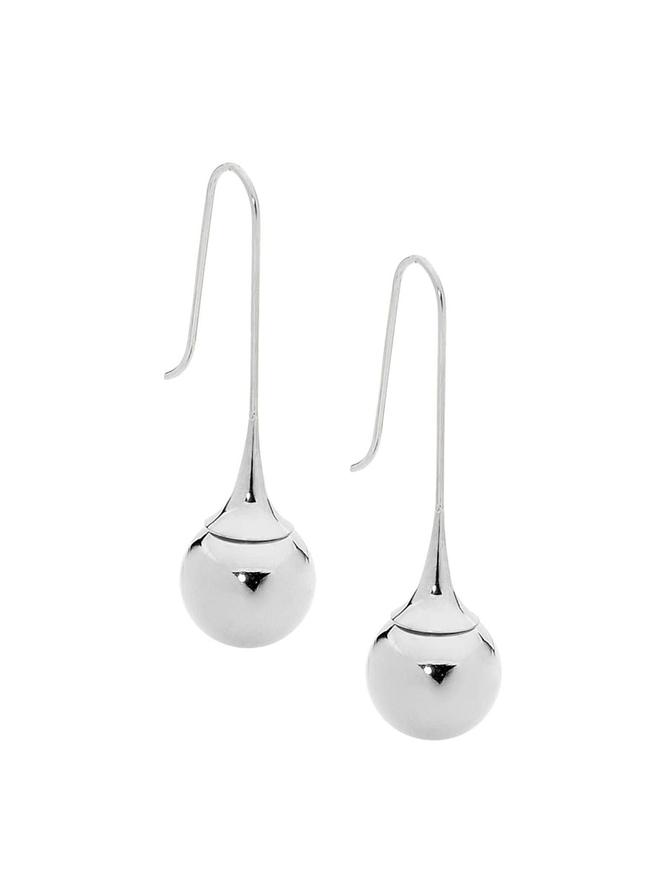 Pastiche Ball Drop Earrings in Silver