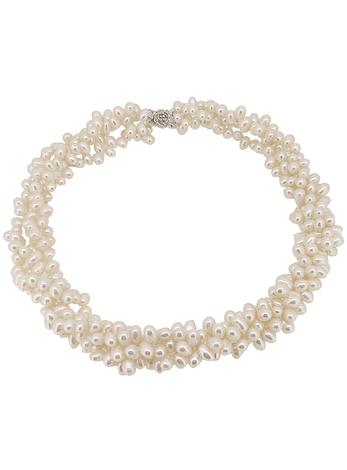 Coco Freshwater Pearl Twisted Choker Necklace