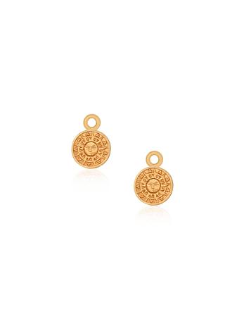 Sunshine Sun Goddess Charms for Sleeper Earrings in 9ct Rose Gold