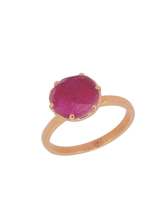 Belle Gemstone Solitaire Ring in 9ct Rose Gold