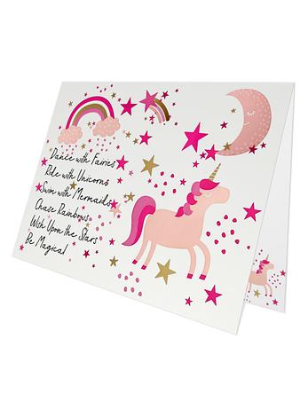 Unicorn Be Magical Greeting Gift Card