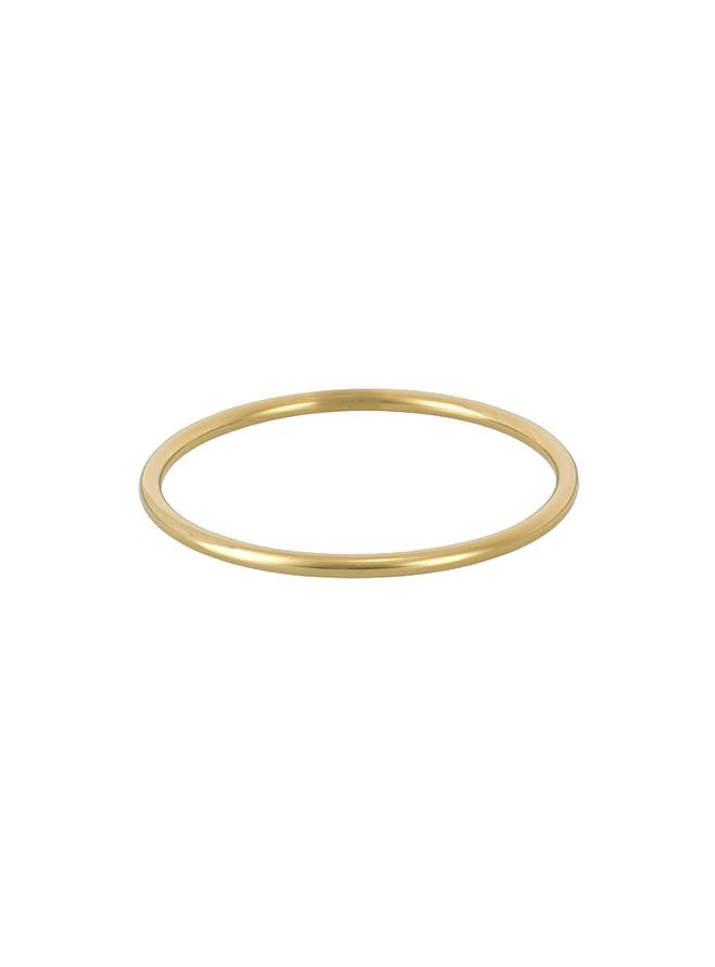 Solid 3mm Golf Bangle Baby to Adult Sizes in 9ct Gold