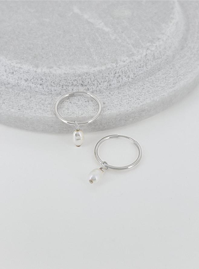 Lulu Pearl Charms for Sleeper Earrings in Sterling Silver