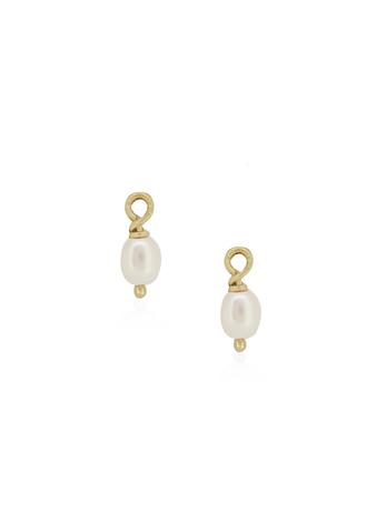 Lulu Pearl Charms for Sleeper Earrings in Gold Plated