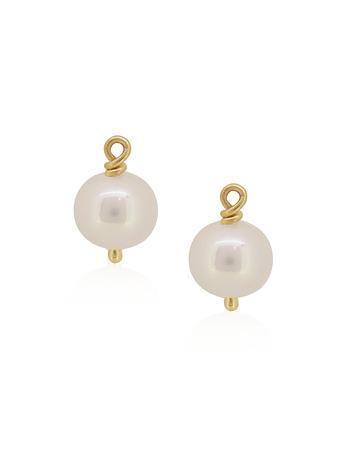 Medium 6-7mm Pearl Drops for Sleeper Earrings in 9ct Gold