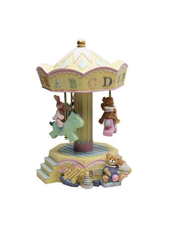 Merry Go Round ABC Toy Box Musical Carousel Gift