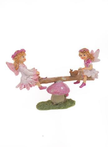 Magical Fairies on a See Saw Keepsake Figurine