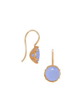 Belle Gemstone Solitaire Earrings in 9ct Rose Gold