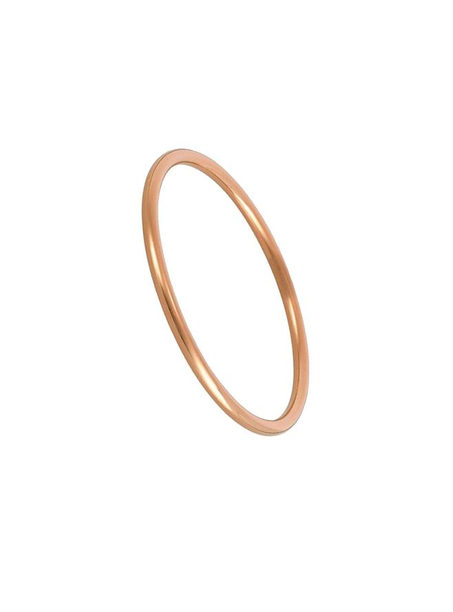 Solid 4mm Golf Bangle Baby to Adult Sizes in 9ct Rose Gold