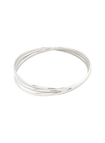 Past Present Future Trinity Golf Bangle All Sizes in Solid Sterling Silver