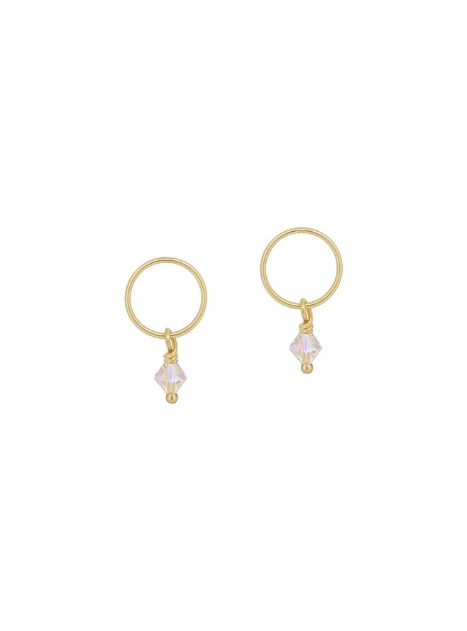 Swarovski Crystal Charms for Sleeper Earrings in 9ct Gold