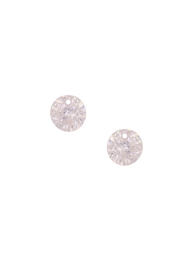 Aurelia Sparkling CZ Gemstone Charms for Sleeper Earrings in 8mm