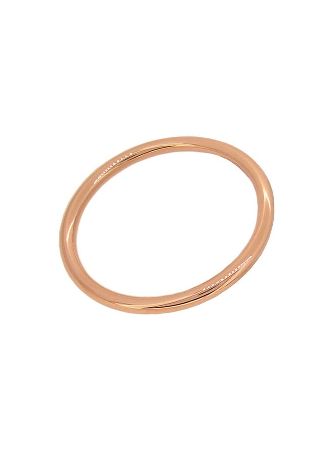 Women's 5mm x 65mm Round Golf Bangle in 9ct Rose Gold