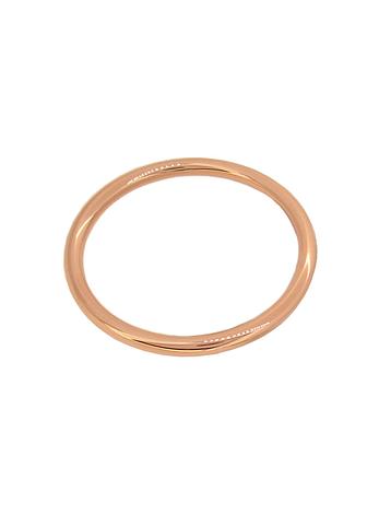 Women's 5mm x 65mm Round Golf Bangle in 9ct Rose Gold