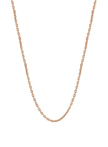 Solid 9ct Rose Gold Greek Cable Necklace