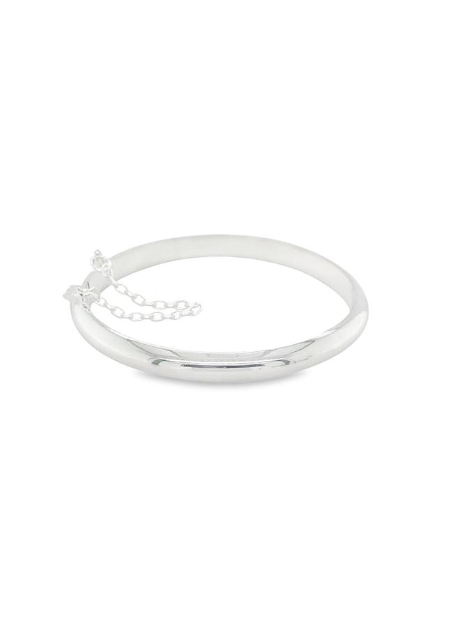 Classic Baby Child 45mm Hinged Bangle in Sterling Silver