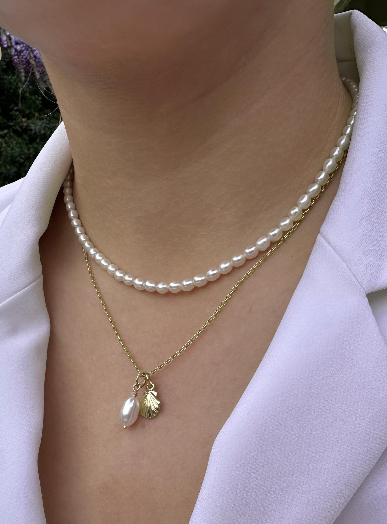 Baroque Pearl Drop Necklace – KIKIMO JEWELRY