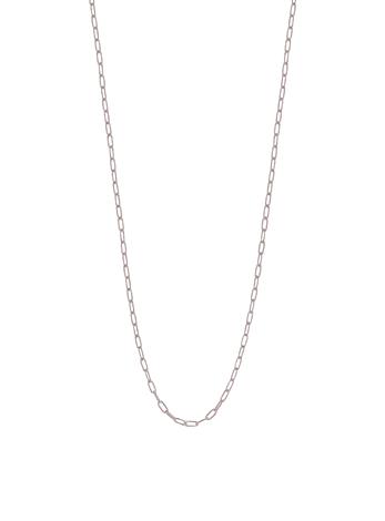 Aurelia Fine 1.7mm Paperclip Necklace Chain in 9ct White Gold